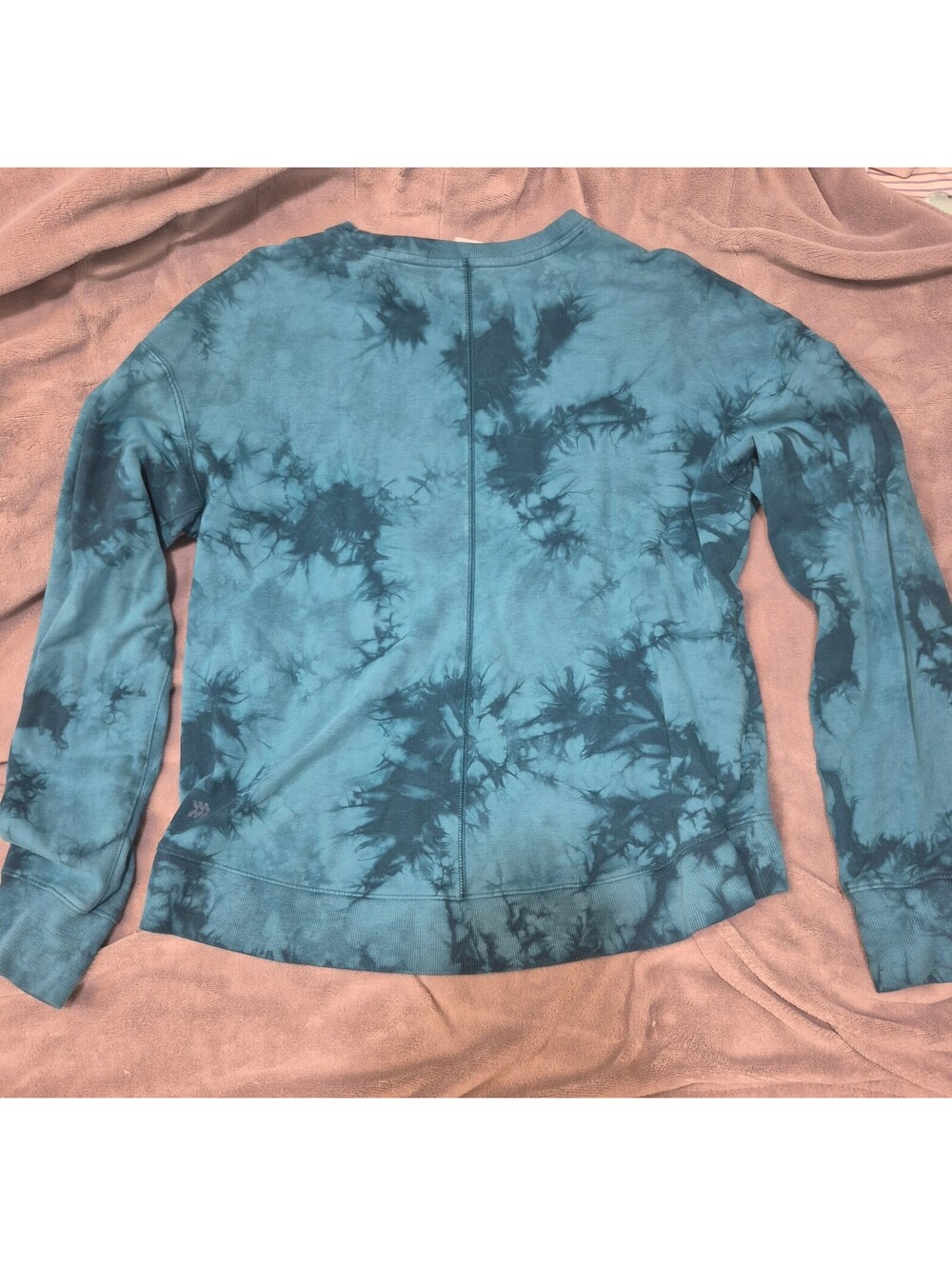 All in Motion Teal Tie Dye Crewneck Sweatshirt Women's M - Picture 2 of 6
